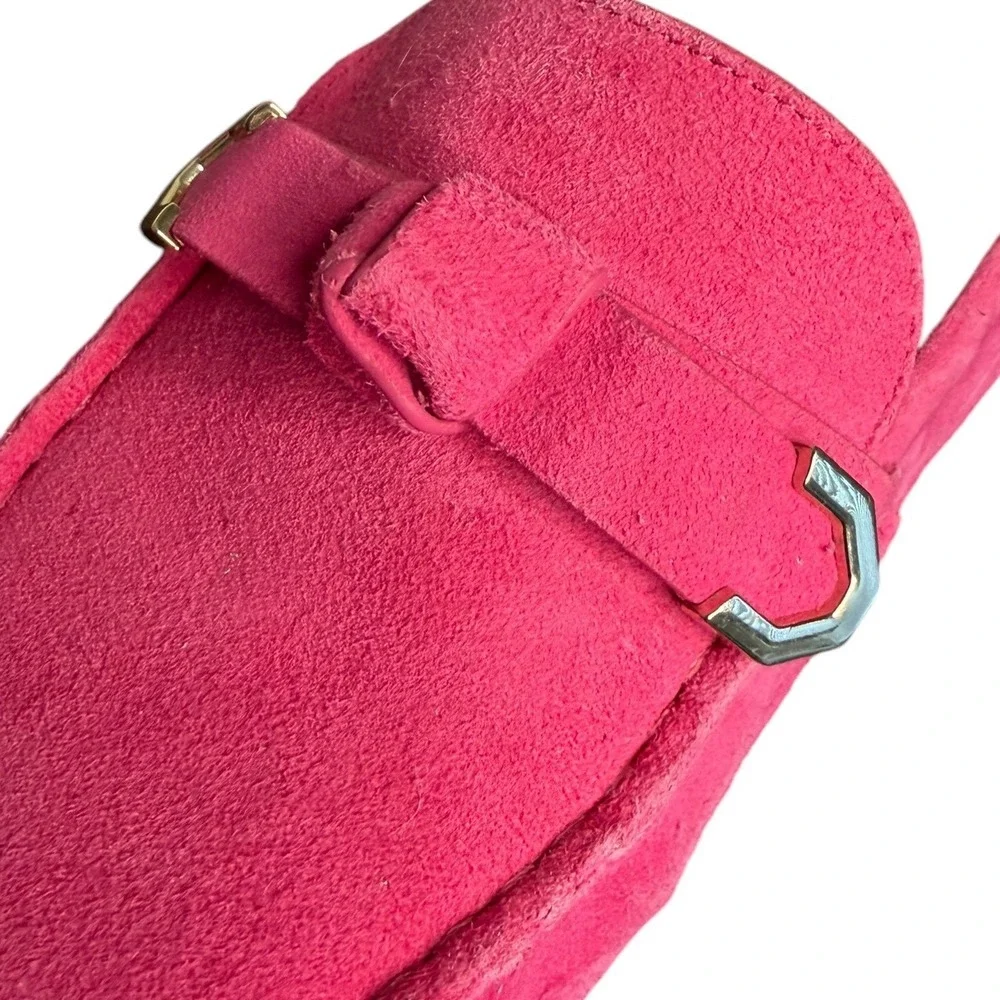 Cole Haan Pink Suede Loafers‎ Driving Moccasins Women's Size 6.5
